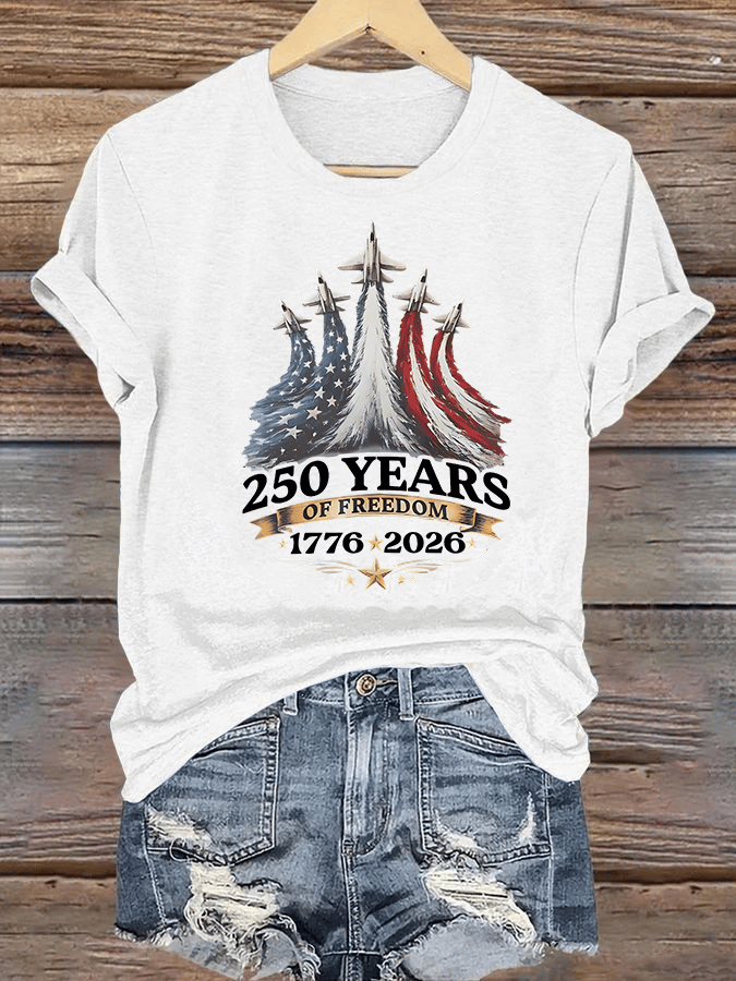 Women's 250 YEARS OF FREEDOM Print T-Shirt