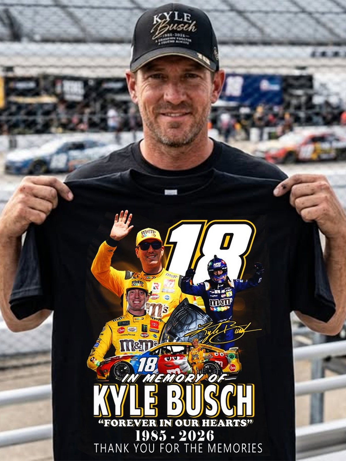 Men's Racing Legend Memorial Print T-Shirt