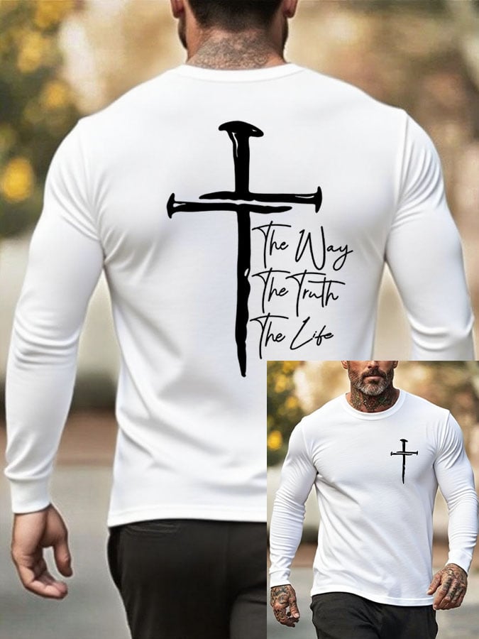Men's The Way The Truth The Life Print T-Shirt