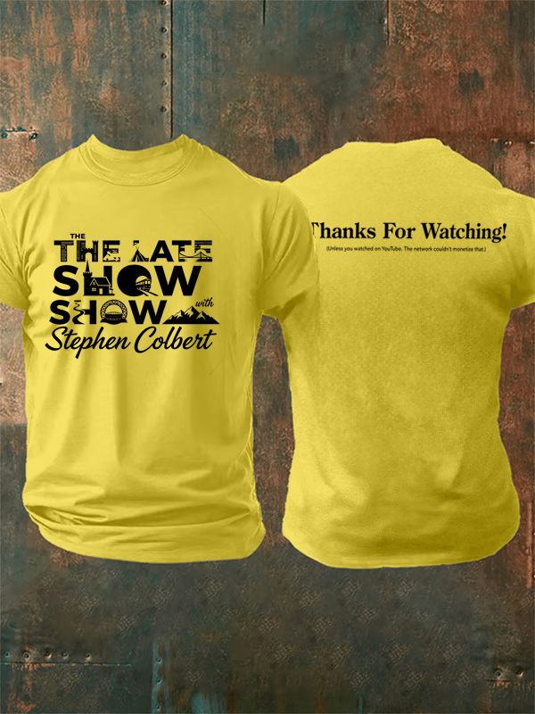 🔥Buy 3 Get 15% Off Men's Retro Last Show Print T-Shirt