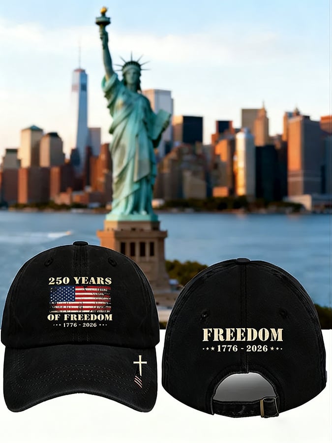 250th Anniversary Of The United States Print Baseball Cap