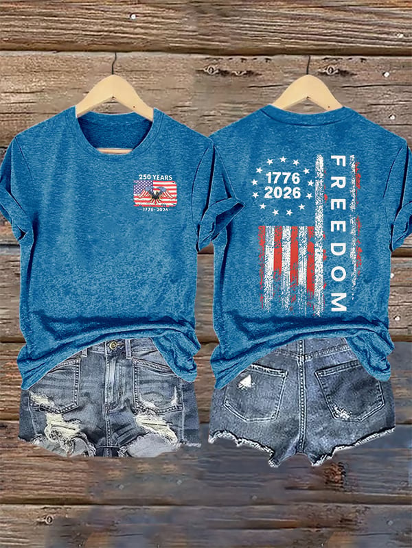 Women's Freedom Print T-Shirt