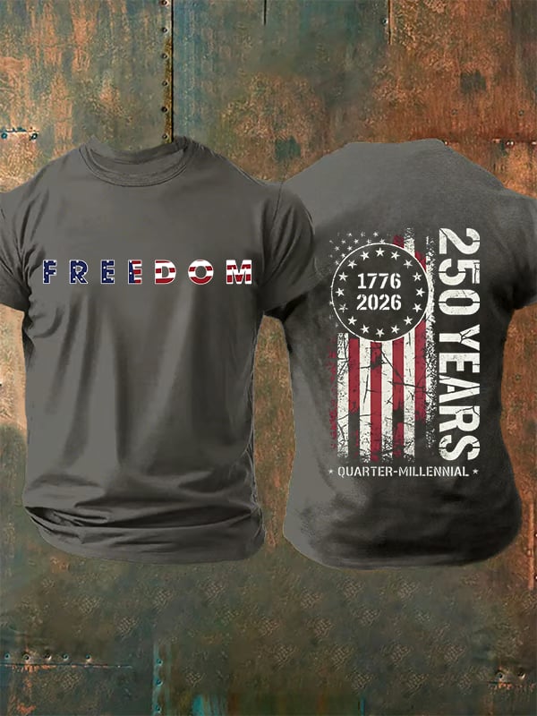 Men's American 250th Print T-Shirt