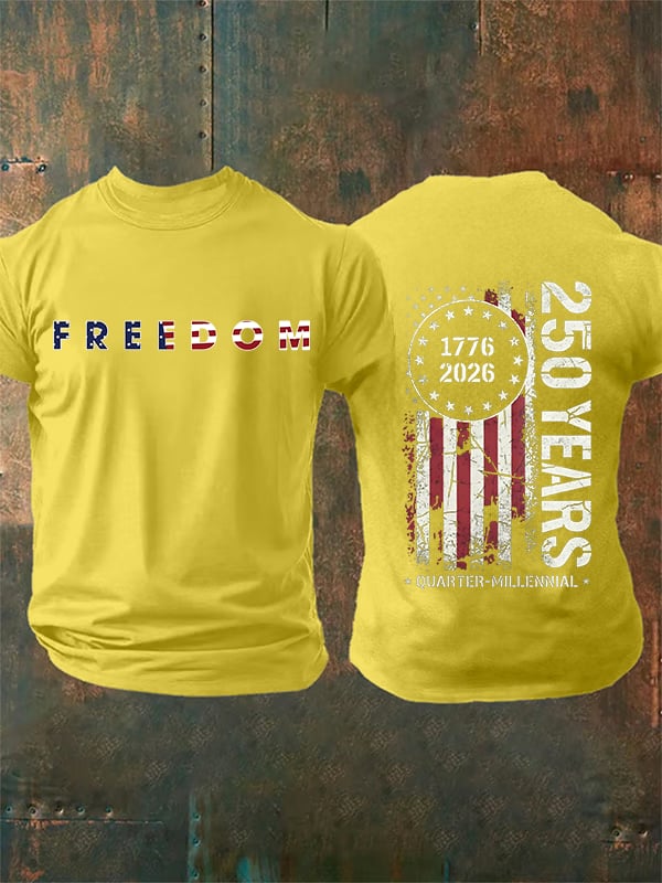Men's American 250th Print T-Shirt