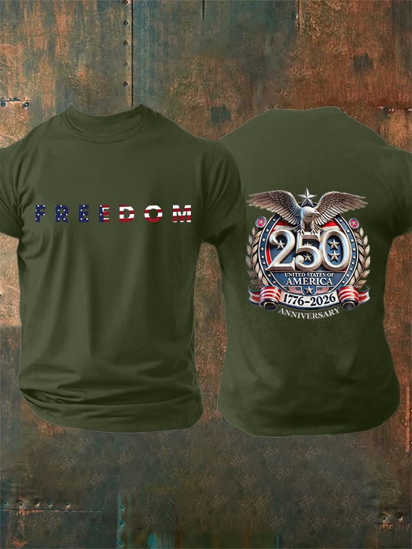 Men's FREEDOM Print T-Shirt