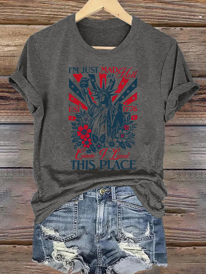 Women's THIS PLACE Round Neck Printed T-Shirt