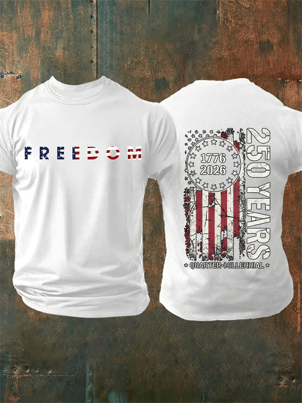 Men's American 250th Print T-Shirt