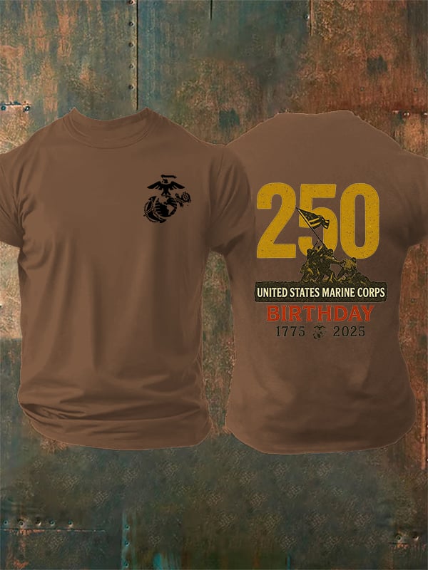 Men's UNITED STATES MARINE CORPS BIRTHDAY Print T-Shirt