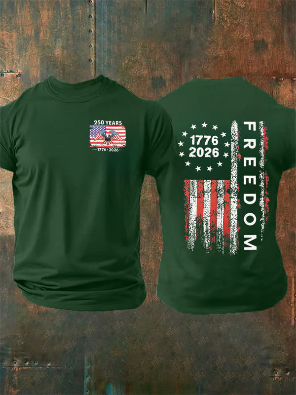 Men's Freedom Print T-Shirt