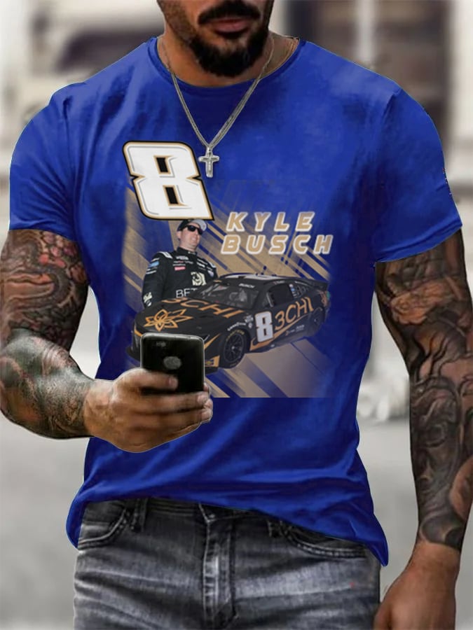 Men's Racing Print T-Shirt