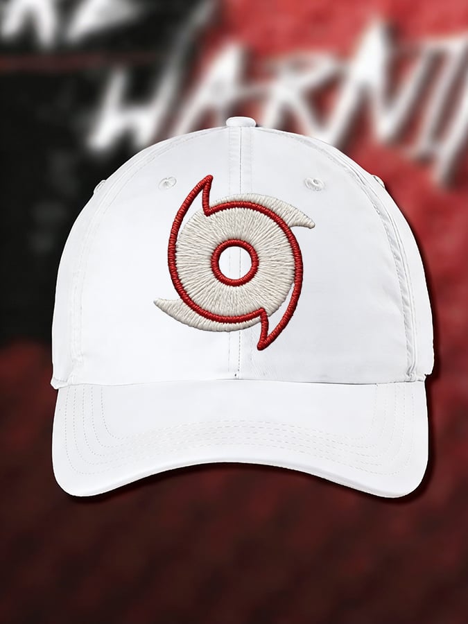 Retro Ice Hockey Print Baseball Cap