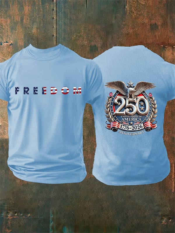 Men's FREEDOM Print T-Shirt