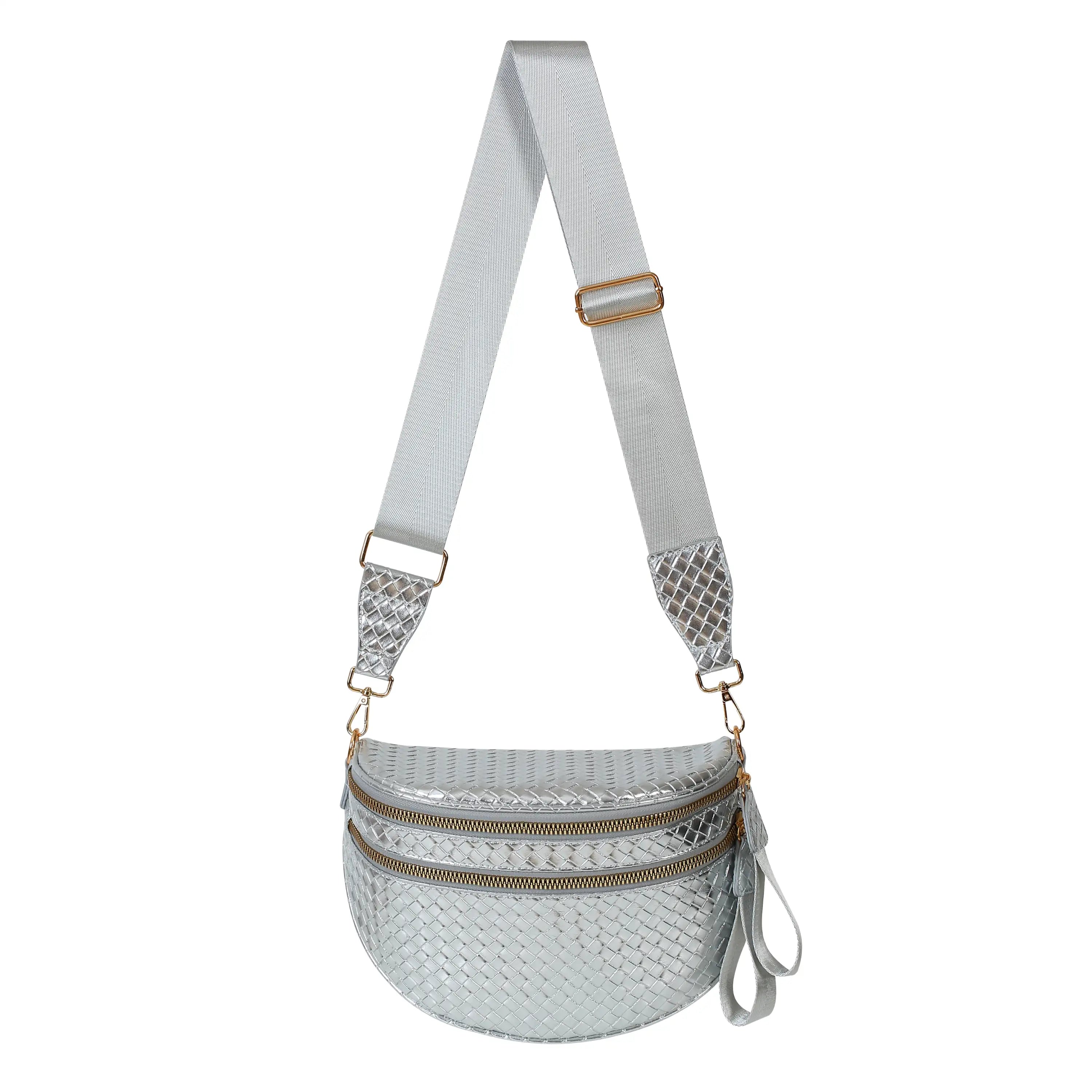 GoFree - Woven Leather Bum Bag