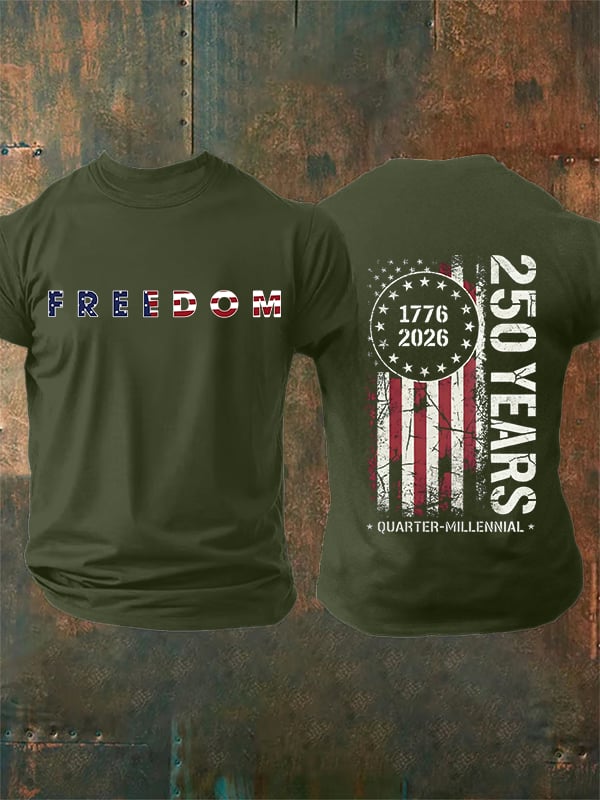 Men's American 250th Print T-Shirt
