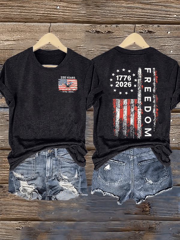 Women's Freedom Print T-Shirt