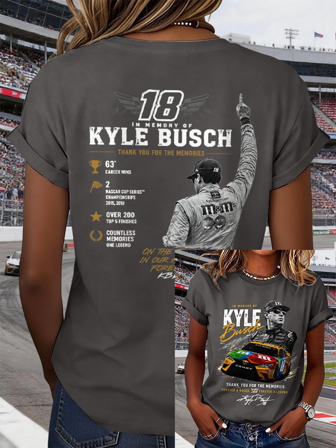 Women's Racing Legend Memorial Print T-shirt