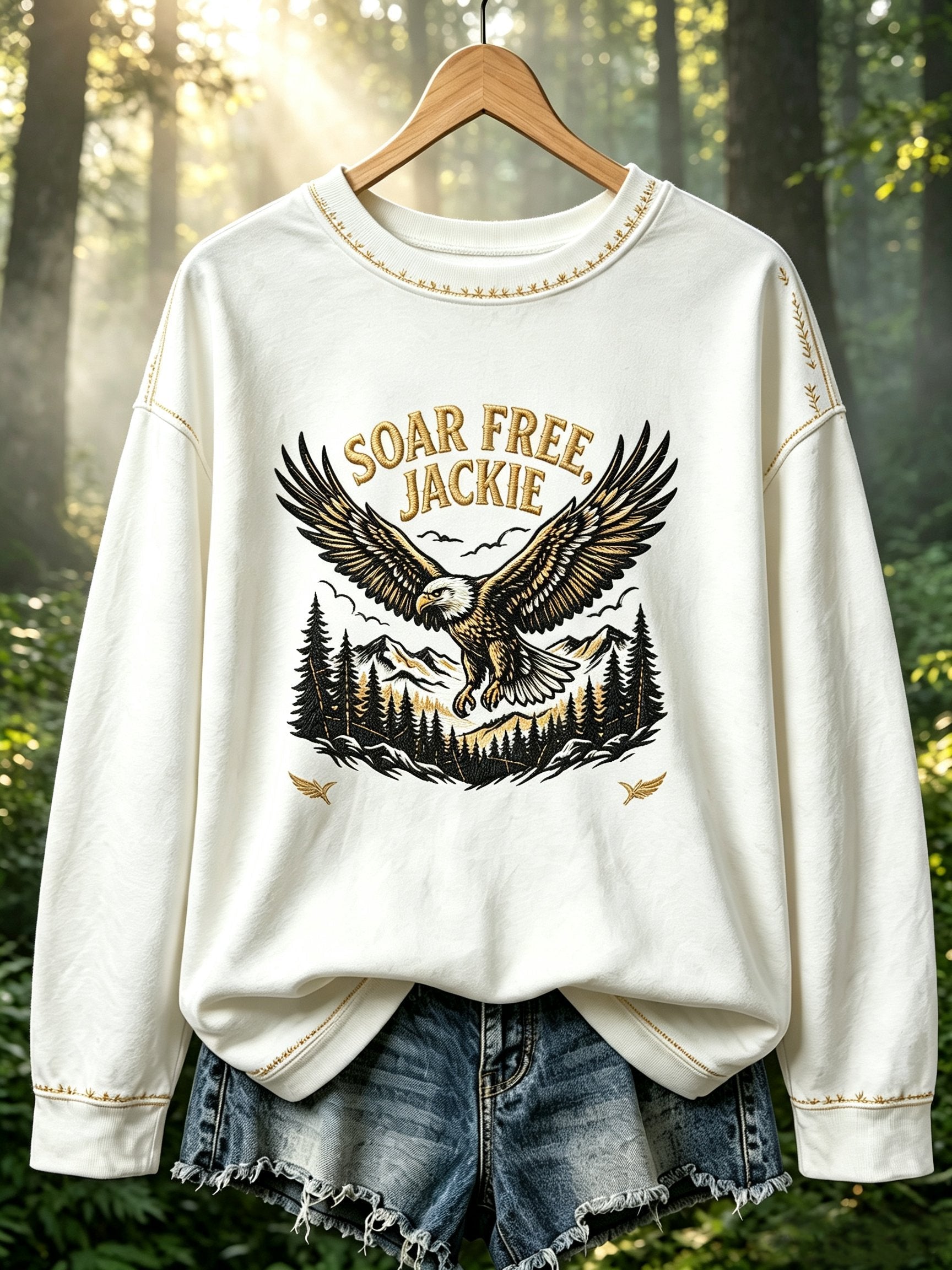 Women'S Soar Free Jackie Print Sweatshirt