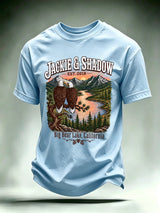 Men's JACKIE & SHADOW Print Crew-Neck T-Shirt