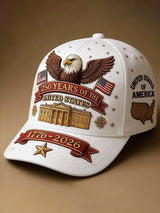 Unisex Retro 250th Anniversary Printed Hat