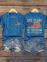 Women's Casual Printed Short-Sleeve T-Shirt