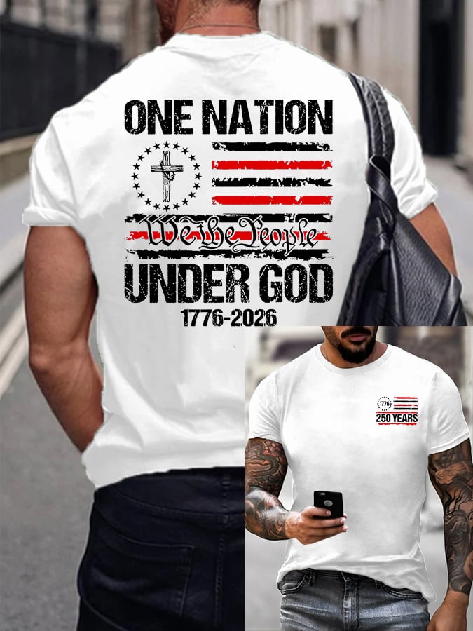 Men's Casual Printed Short-Sleeve T-Shirt