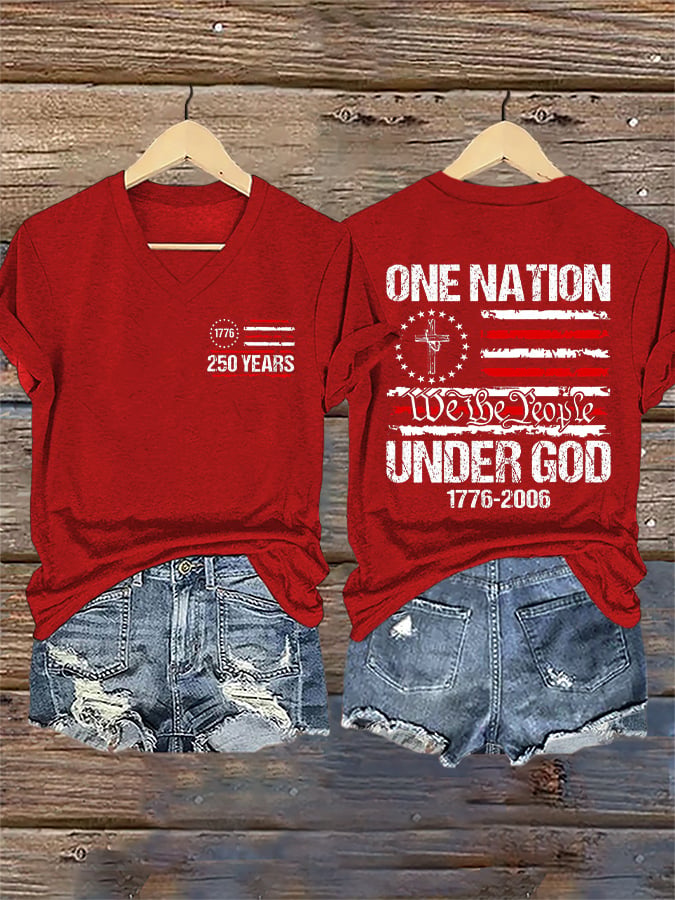 Women's Casual Printed Short-Sleeve T-Shirt