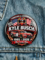 Racing-Themed Printed Brooch