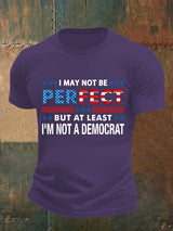 Men's  I MAY NOT BE PERFECT Print T-Shirt