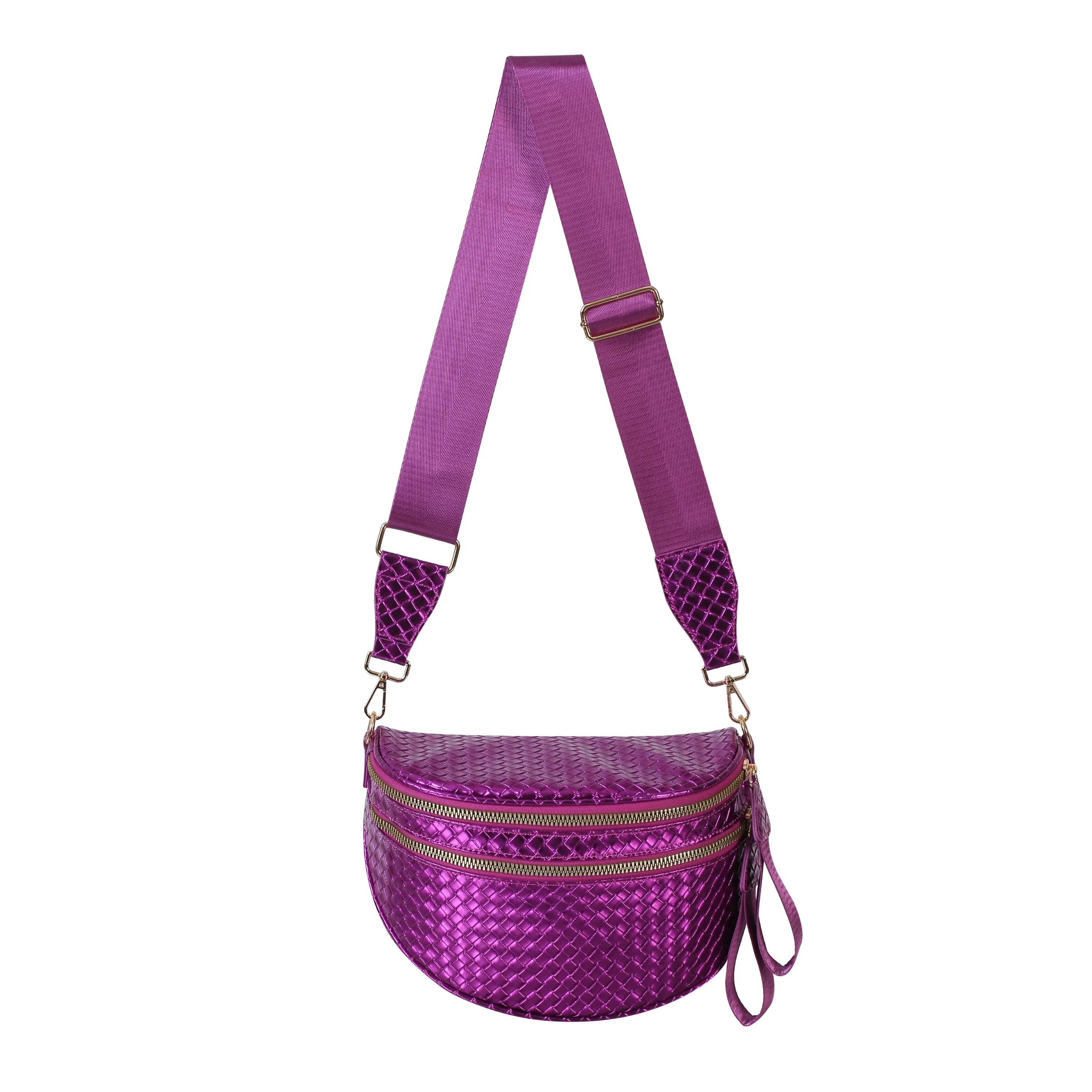 GoFree - Woven Leather Bum Bag