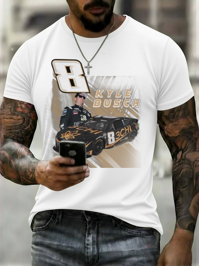 Men's Racing Print T-Shirt