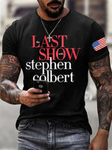 🔥Buy 3 Get 15% Off Men's Retro Last Show Print T-Shirt