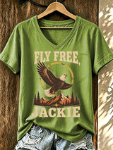 Women's Fly Free Jackie Print T-shirt