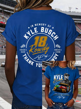 Women's Racing Legend Memorial Print T-shirt