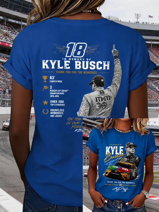 Women's Racing Legend Memorial Print T-shirt
