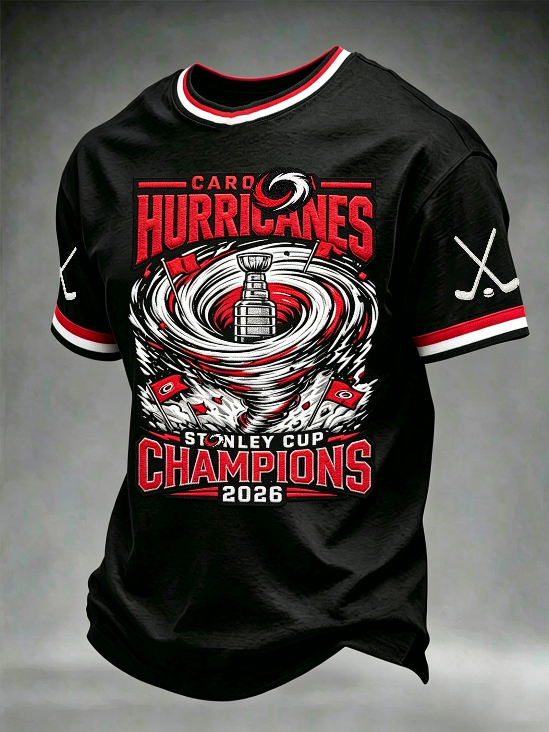 Men's Ice Hockey Print T-Shirt
