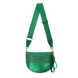 GoFree - Woven Leather Bum Bag