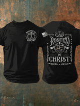 Men's Rooted In Christ Short-sleeved T-shirt