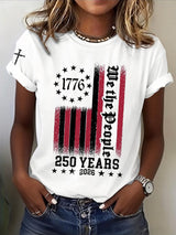 Women's Casual Printed Short-Sleeve T-Shirt