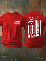 Men's Casual Printed Short-Sleeve T-Shirt