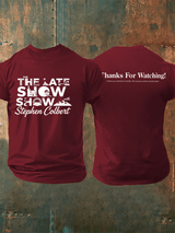 🔥Buy 3 Get 15% Off Men's Retro Last Show Print T-Shirt