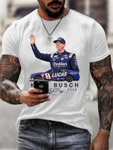 Men's Casual Printed Short-Sleeve T-Shirt