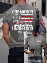 Men's Casual Printed Short-Sleeve T-Shirt