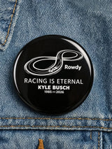 Racing-Themed Printed Brooch