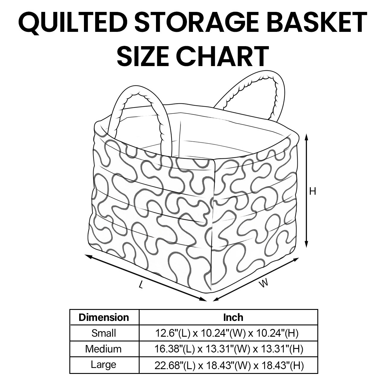 The Lord Is My Light Quilted Storage Basket GFTOHNL2752