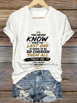 Women's V-Neck T-Shirt with Legendary Racer Commemorative Print
