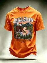 Men's JACKIE & SHADOW Print Crew-Neck T-Shirt
