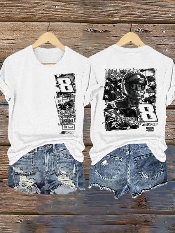 Women's  Racing Print T-Shirt