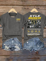 Women's  Racing Print T-Shirt
