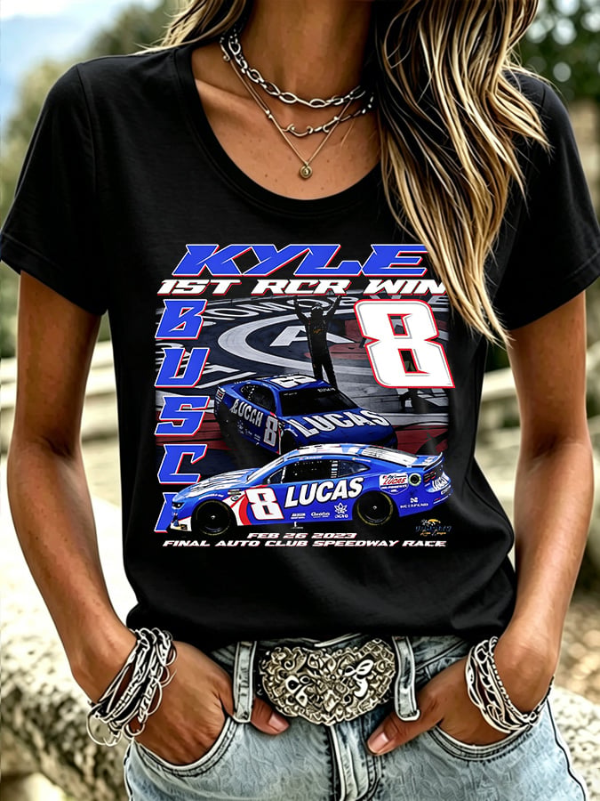 Women's Legendary Race Car Driver Graphic T-Shirt