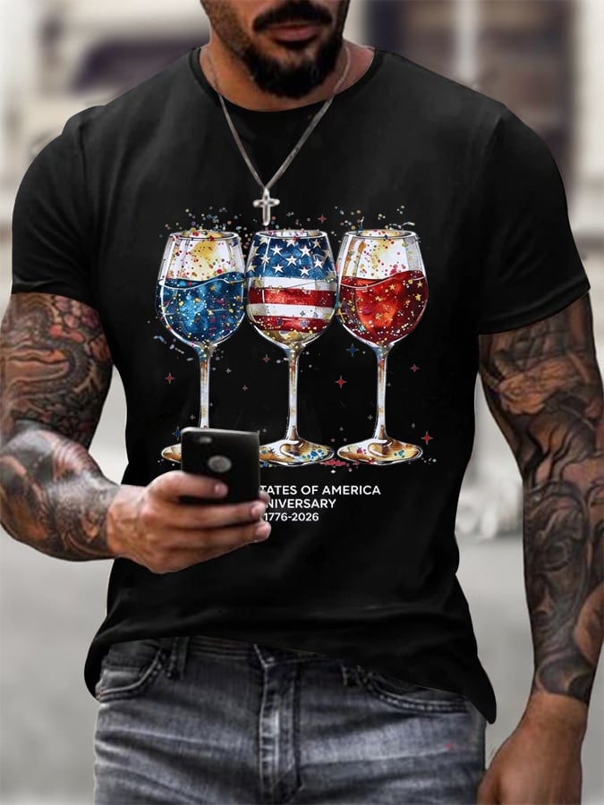Men's America 250th Anniversary Print T-Shirt